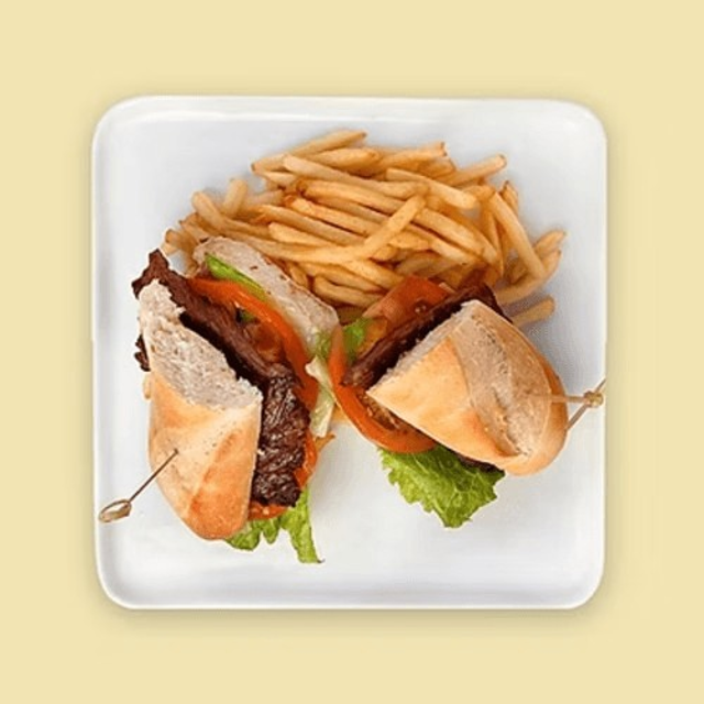 Flap Meat (Vacio) Sandwich.
