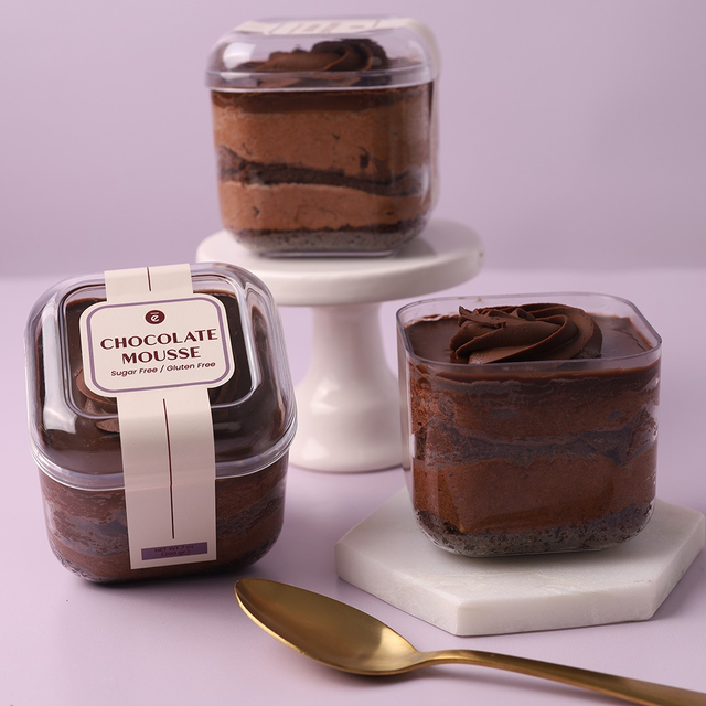 Mousse de Chocolate Gluten/Sugar Free.