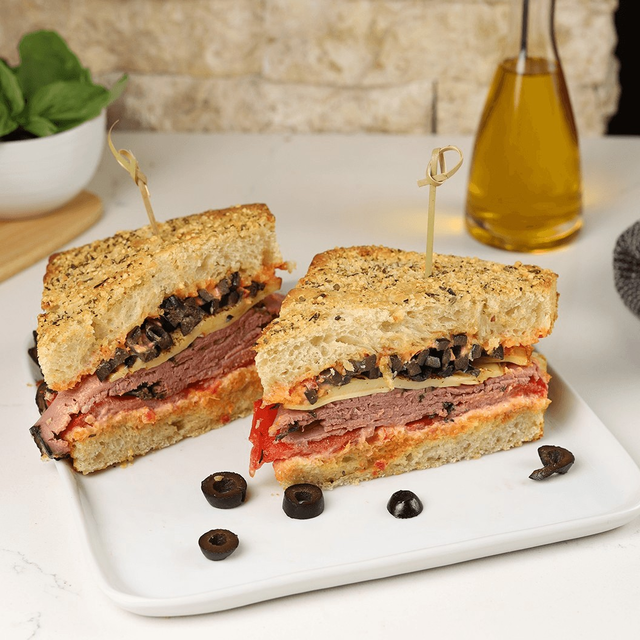 Focaccia Mediterraneo.