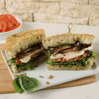 Focaccia Eggplant Parmesan